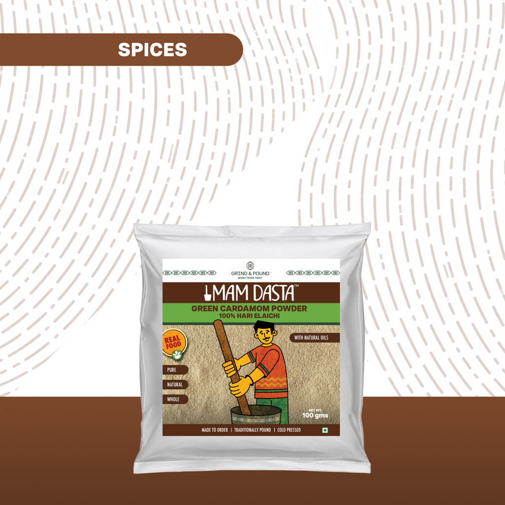 100% Elaichi (Green Cardamom / इलायची) Powder
