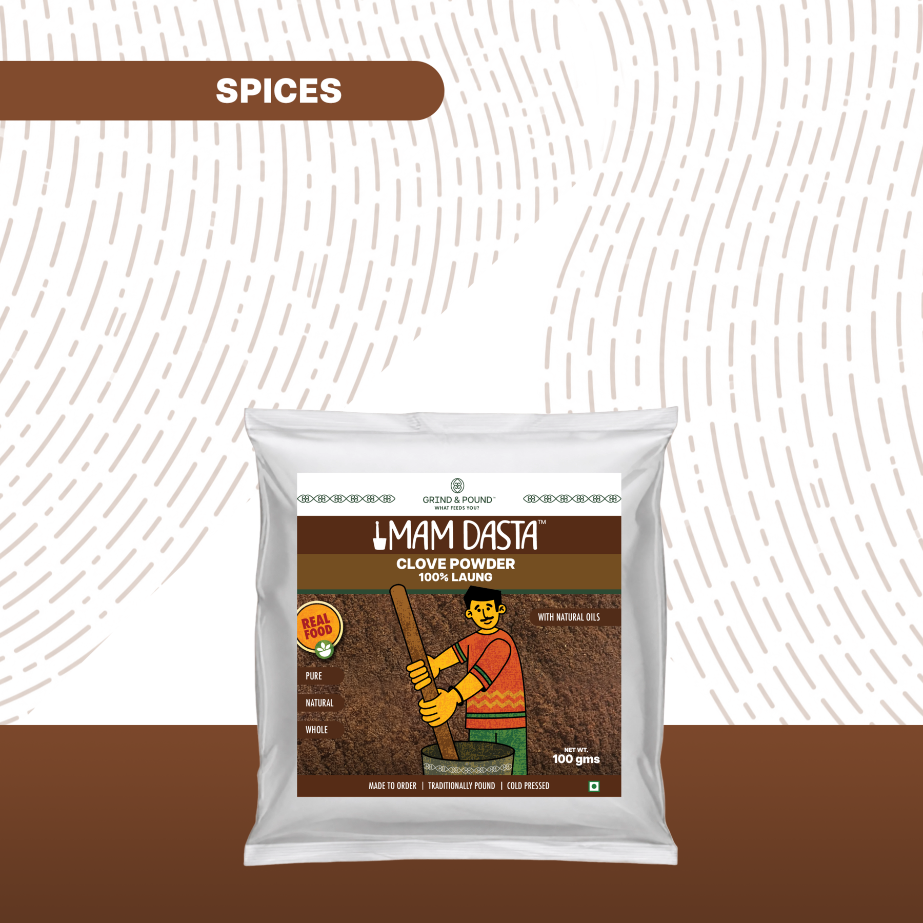 100% Laung (Clove / लौंग) Powder
