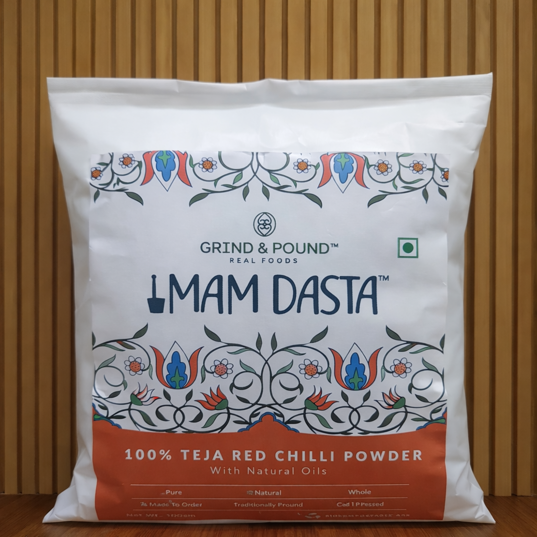 100% Teja Red Chilli (Laal Mirch) Powder