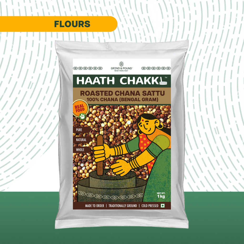 100% Roasted Gram Chana (Sattu / सत्तू) Flour