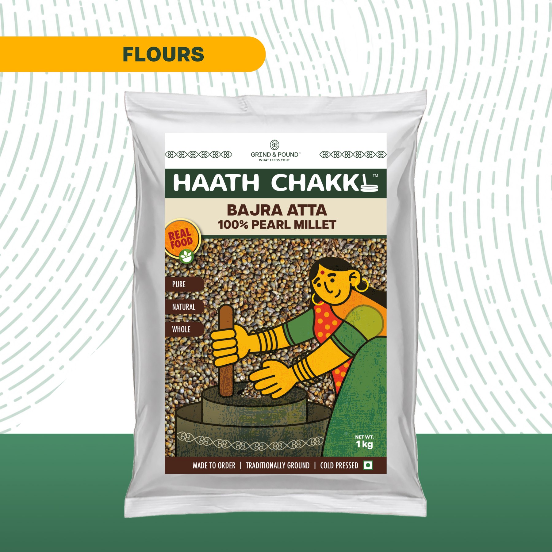 100% Pearl Millet (Bajra / बाजरा) Flour