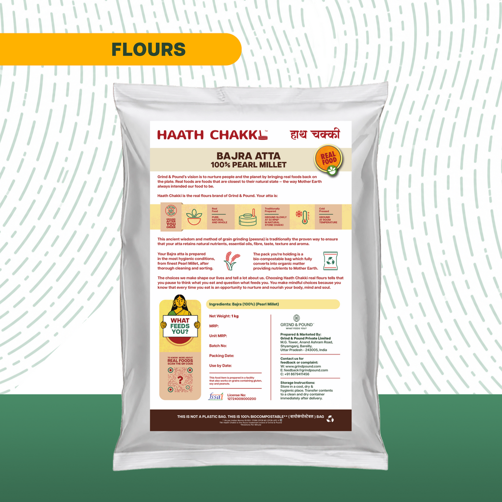 100% Pearl Millet (Bajra / बाजरा) Flour