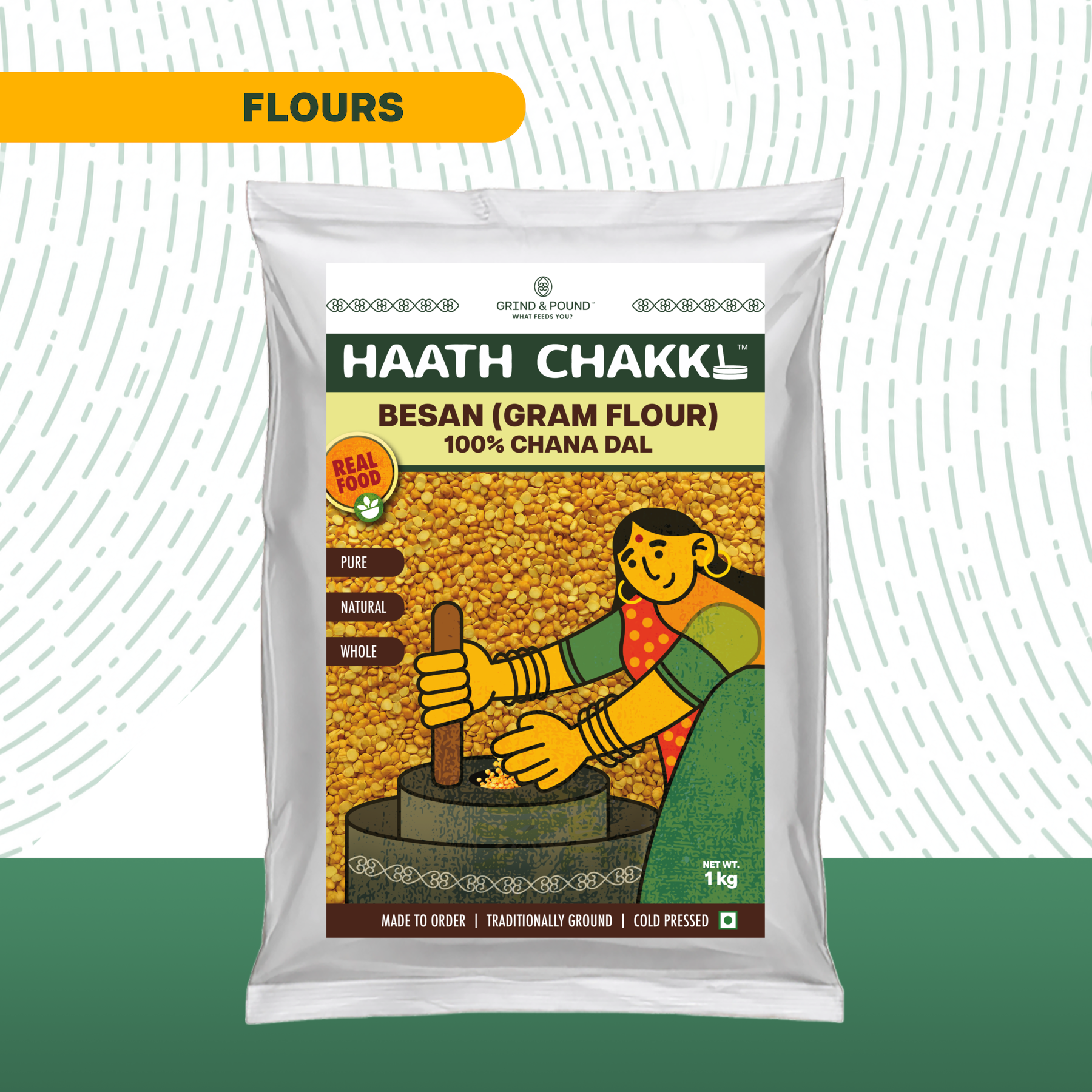 100% Chana Dal (Besan) Flour