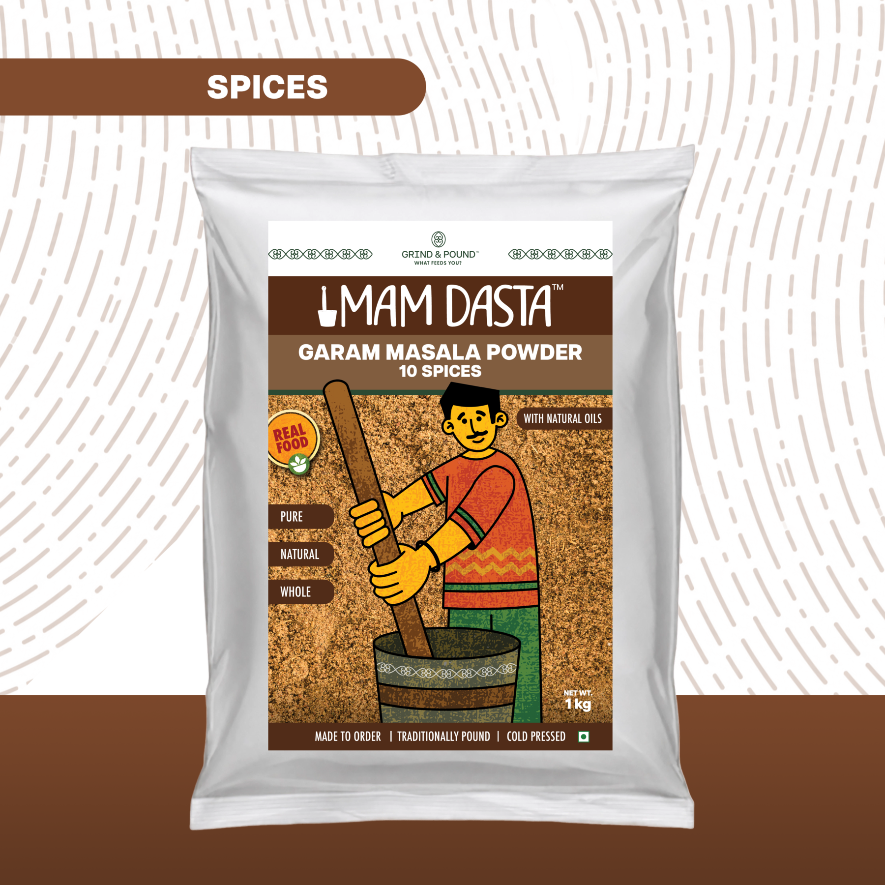 100% Garam Masala (10 Spices) Powder