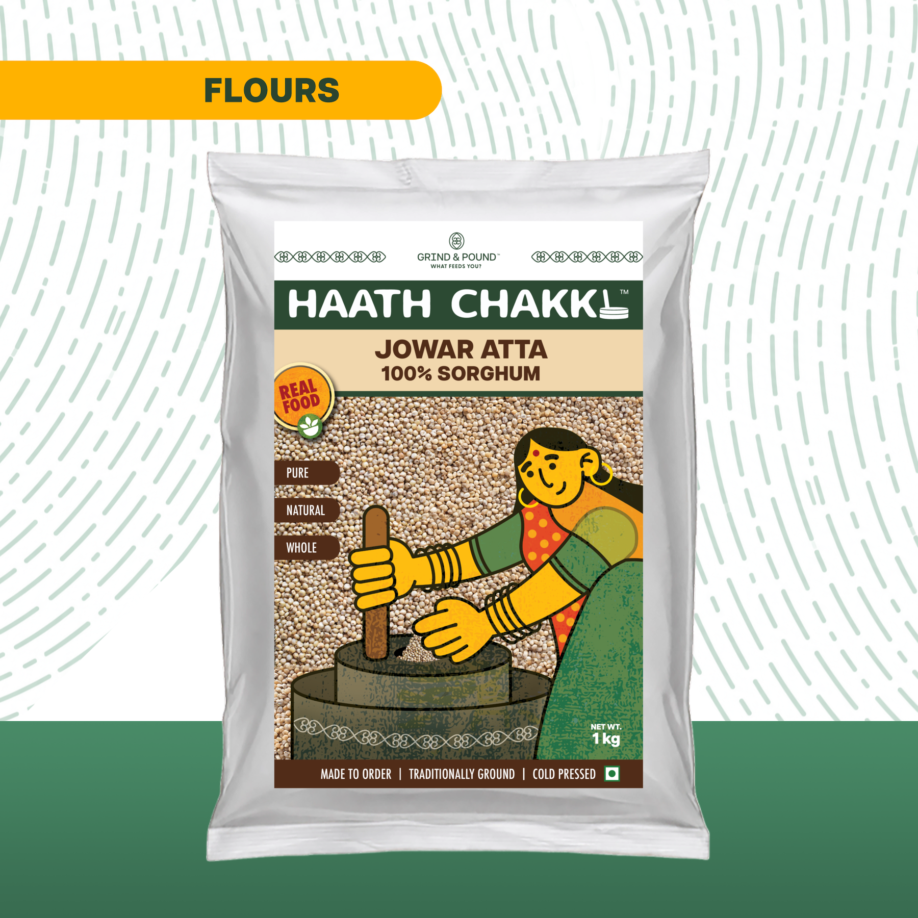 100% Sorghum (Jowar / ज्वार) Flour