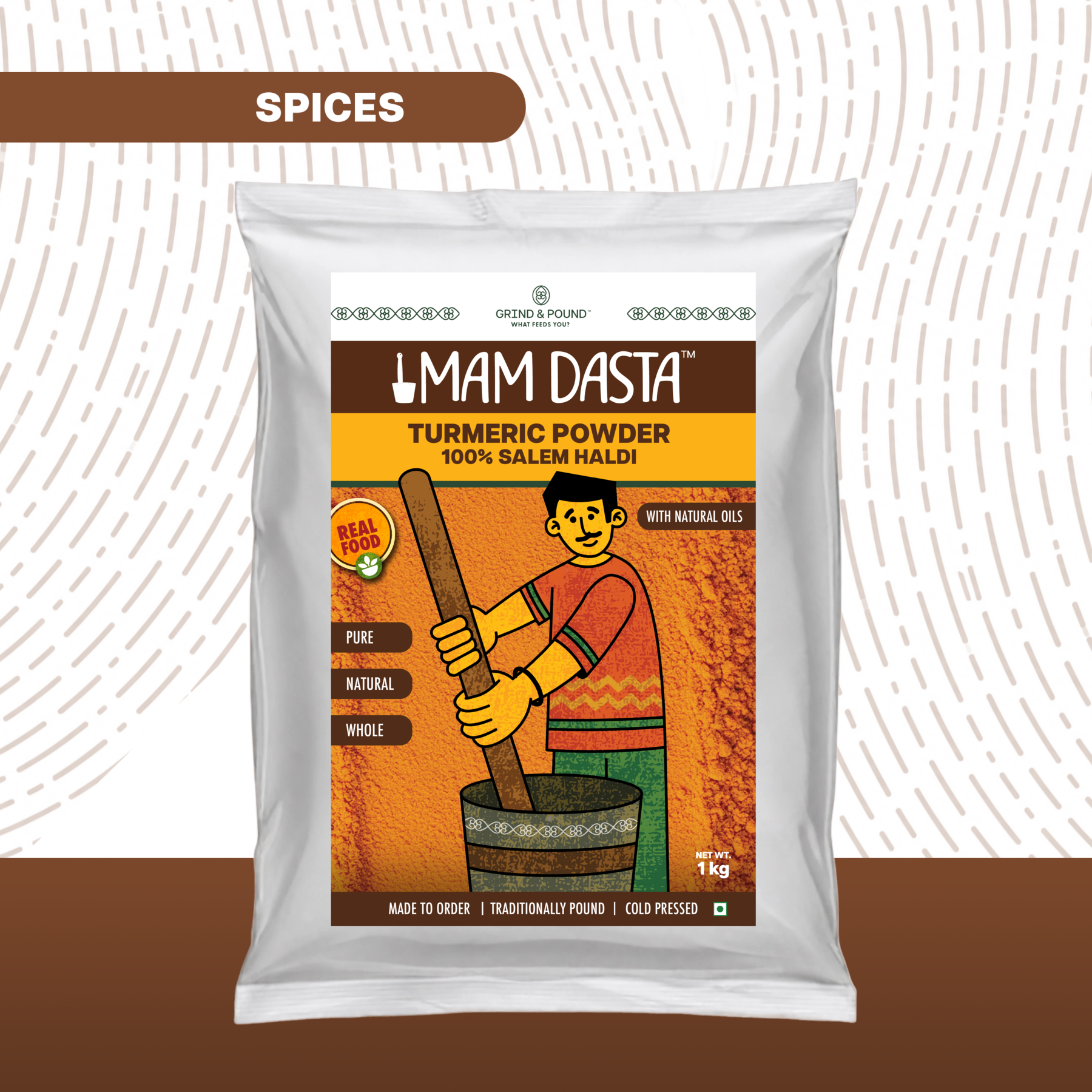 100% Salem Turmeric (Haldi) Powder