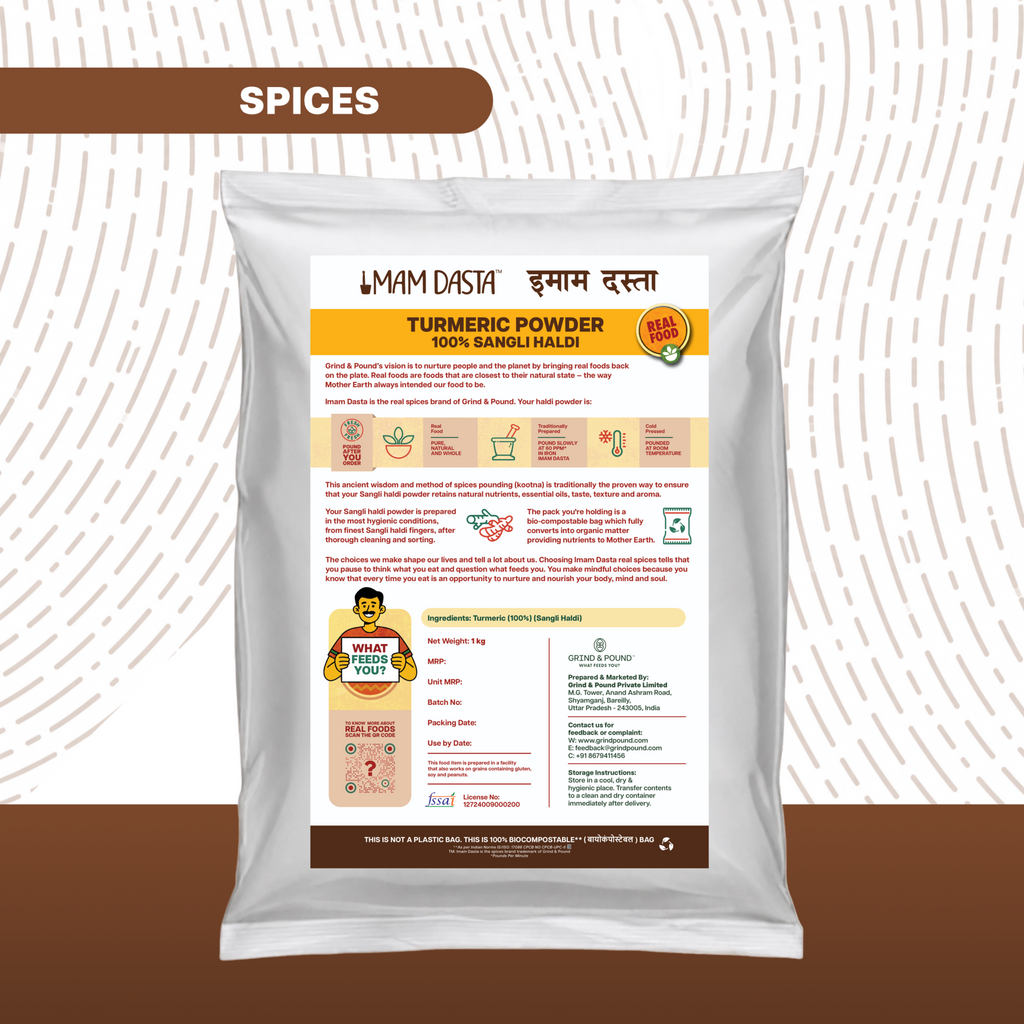 100% Sangli Turmeric (Haldi) Powder