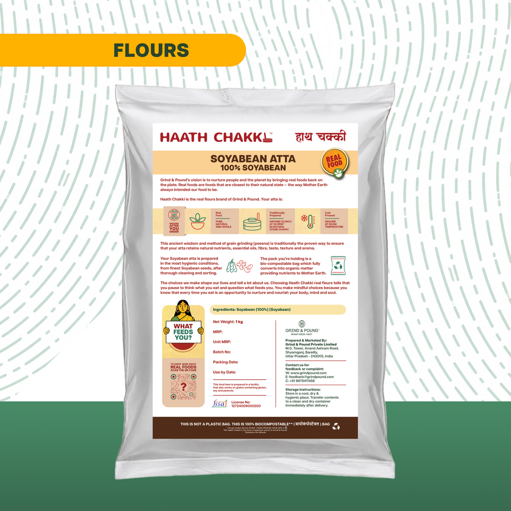 100% Soybean (Soya / सोयाबीन) Flour