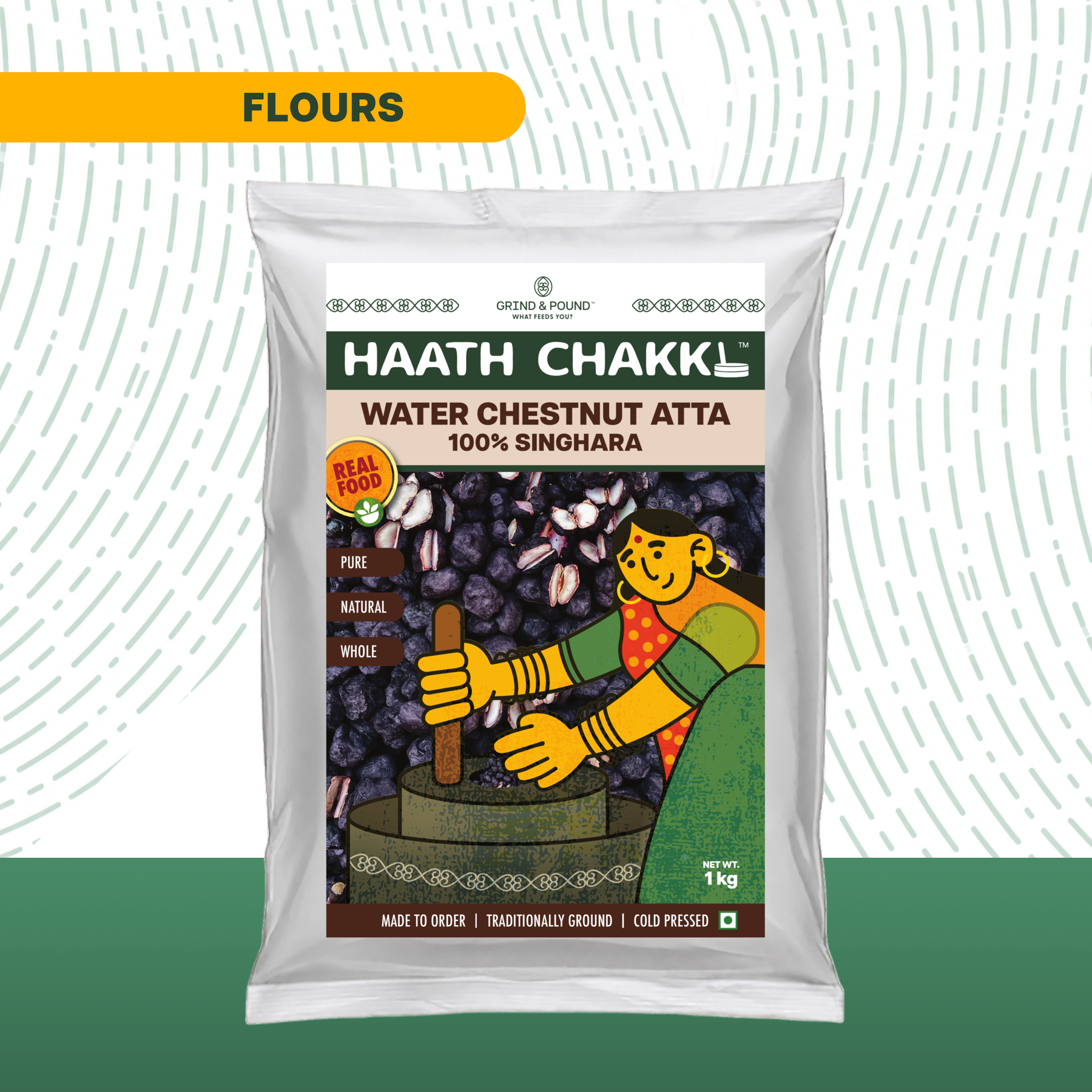 100% Water Chestnut (Singhara) Flour
