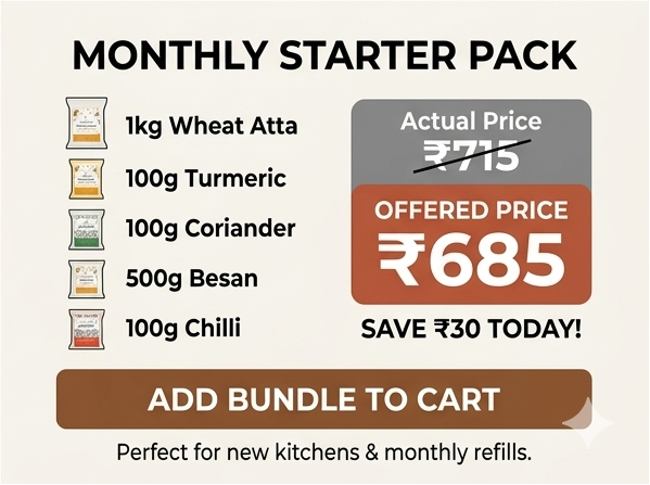 Monthly Starter Pack - The Kitchen Essentials